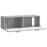 Wall-Mounted TV Cabinet Grey Sonoma 98 x 31 x 30 cm 899071