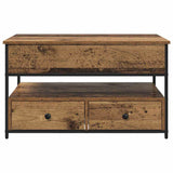 Coffee Table Old Wood 85 x 50 x 50 cm Engineered Wood 883055