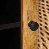 TV Cabinet with Storage Brown 80 x 33 x 46 cm Solid Mango Wood 4018059
