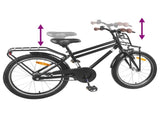 Kids Bike 18 Inches for 5-7 Years Old Black 42009256