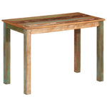 ZNTS Dining Table 110x55x76 cm Solid Wood Reclaimed 373980