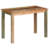 Dining Table 110x55x76 cm Solid Wood Reclaimed 373980