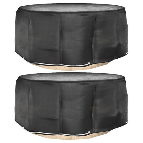 Garden Furniture Covers 2 pcs 10 Eyelets Ø260x90 cm Round 3155358