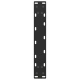 Coffee Table Legs U-Shaped 2 pcs Black 38x cm Steel 4013152