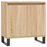 Bathroom Cabinet Sonoma Oak 58x33x60 cm Engineered Wood 831591