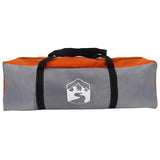 Family Tent with Rainfly Water-resistant tunnel Grey and Orange 42017462