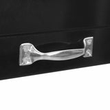Workbench Black 80 x 40 x 91 cm Engineered Wood and Metal 42020130