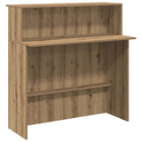 Reception Desk Artisan Oak 100x50x103.5 cm Engineered Wood 859032