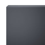 Garden Cover Profile 10 pcs 100 x 5 x 15 cm Steel Anthracite 8012939