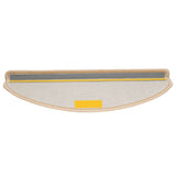 Stair Mats 30 pcs 65x21x4 cm Cream Half Round Large 3365816
