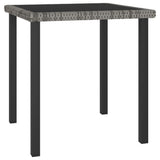 Outdoor Dining Set Grey and Black 3100414