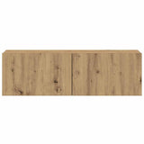 Wall Mounted TV cabinets 3 pcs Artisan Oak Engineered Wood 3328962