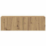 Wall Mounted TV cabinets 3 pcs Artisan Oak Engineered Wood 3328962