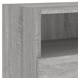 TV Wall Cabinets 2 pcs Grey Sonoma 80x30x30 cm Engineered Wood 836879