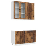 Kitchen Unit KALMAR 4 pcs Old Wood Engineered Wood 3438313