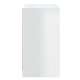 Sideboard High Gloss White 70x41x75 cm Engineered Wood 809752