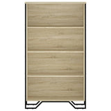 Bookcase Sonoma Oak 80x31x137.5 cm Engineered Wood 848630