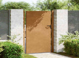 Garden Gate 100x175 cm Corten Steel 153266