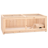 Hamster Cage 104x52x38 cm Solid Wood Fir 172383