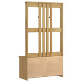 Hall Tree SANDNES 87x40x159.5cm Solid Wood Pine 4010491