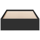 Bed Frame with Drawers without Mattress Black 90x190 cm Single 3280707