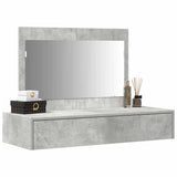 Dressing Table Grey 100 x 40 x 70 cm Engineered Wood 865211