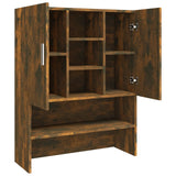 Washing Machine Cabinet Smoked Oak Engineered Wood 3120182