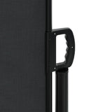 Retractable Side Awning Black 160x1200 cm 4004819