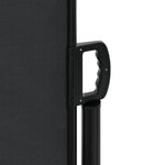 Retractable Side Awning Black 140x600 cm 4004609