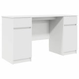 Desk with Drawer White 140 x 49 x 76 cm Engineered wood 3328507