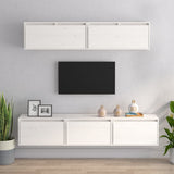 TV Cabinets 5 pcs White Solid Wood Pine 3100150