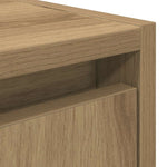 ZNTS Wall-Mounted Bedside Cabinets 2 pcs Artisan Oak 38x34x40 cm 861246