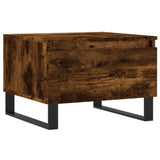 Coffee Tables 2 pcs Smoked Oak 50x46x35 cm Engineered Wood 830887