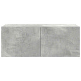 7 Piece TV Cabinet Set Concrete Grey Engineered Wood 3114545