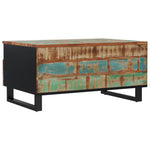 ZNTS Coffee Table 80x54x40 cm Solid Wood Reclaimed&Engineered Wood 351956