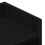 Sideboard Black Oak 105 x 30 x 70 cm Engineered Wood 862666