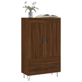 Highboard Brown Oak 69.5x31x115 cm Engineered Wood 830323