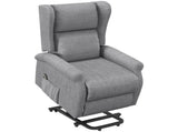 Power Lift Recliner Armchair, Electric Lift Chair for Elderly, Fabric Riser and Reclining Chair with T3398P328090