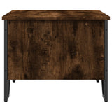 Coffee Table Smoked Oak 75x51x40 cm Engineered Wood 848486