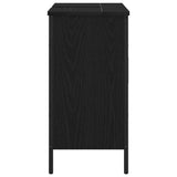 Bathroom Sink Cabinet Black Oak 60 x 30 x 60 cm Engineered Wood 863118