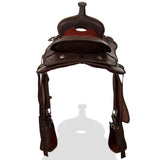 Western Horse Saddle Brown Genuine leather 17 inches 91349