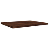 Rectangular Table Top 100 x 70 x 3.5 cm Rectangular Dark Brown 938299