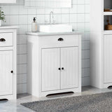 Bathroom Sink Cabinet BODO White 70x35x80 cm 4016863