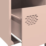 Bedside Cabinet Pink 35x39x43.5 cm Steel 851246