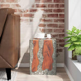 243468 Stool Solid Teak Wood and Resin