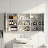 Bathroom Cabinet Set 3 pcs 120 x 10.5 x 60.5 cm Engineered wood 3403728