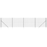 Wire Mesh Fence with Spike Anchors Anthracite 1.6x10 m 154276