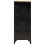 Bathroom Cabinet 40x27x90 cm Iron and Solid Wood Mango 358563