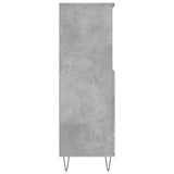 Highboard Concrete Grey 60x36x110 cm Engineered Wood 831488