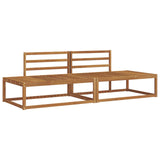 Outdoor Sofa Set Natural Solid Acacia Wood 3368122
